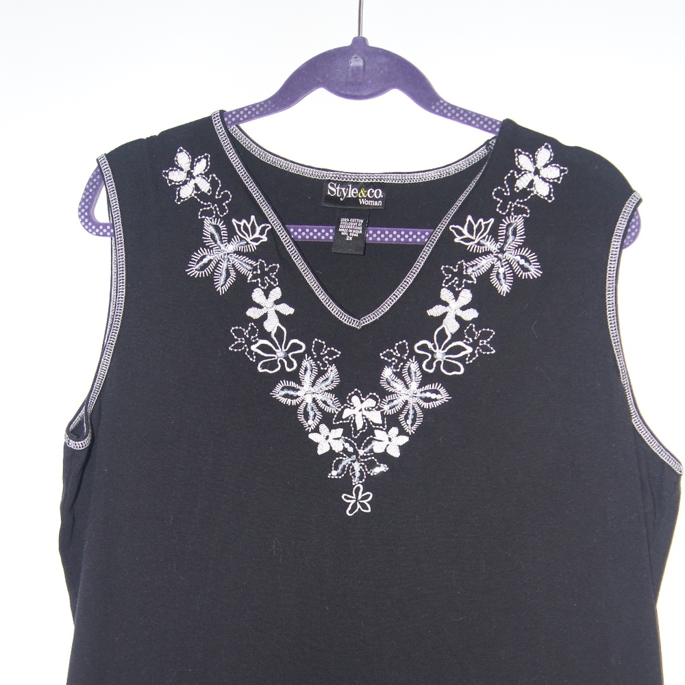 Style & Co sleeveless top